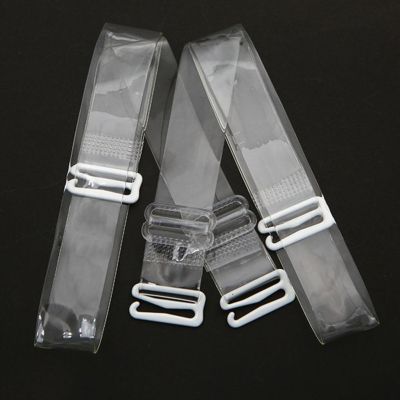 【cw】 3 Pairs Invisible Plastic Buckle Straps Adjustable Elastic Women  39;s Silicone Intimates Transpar J6C9