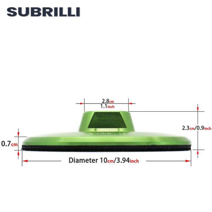 subrilli-4-aluminum-backer-pad-top-quality-backing-holder-for-diamond-polishing-pad-hook-loop-back-up-pad-polish-bonnet-100mm