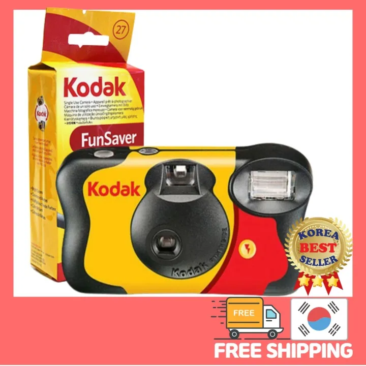 [Kodak] FunSaver Disposable Camera with Flash ISO 800 27 Exposures