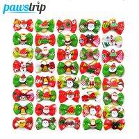 10/20/30Pcs Christmas Dog Bows Cute Pet Grooming Bows Dog Hair Rubber Bands Dogs Hair Accessories Small Dog Pet Supplies