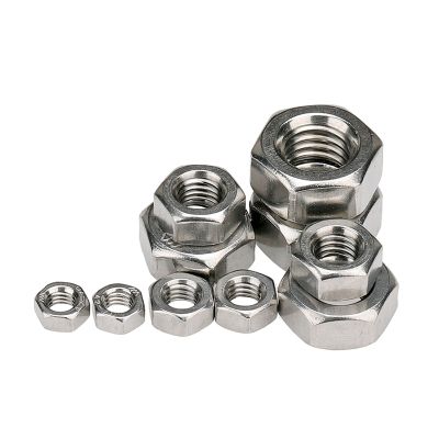 Metric Stainless Steel Hex Nuts DIN 934 M1 M2 M2.5 M3 M3.5 M4 M5 M6 M7 M8 M9 M10 M12 M14 M16 Nails Screws Fasteners