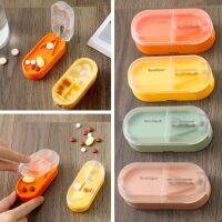 1PC Portable Pill Cutter Splitter Divide Medicine Storage Tablet Splitters Cut Slicer Home Pill Cases Dispenser Box Housewear Medicine  First Aid Stor