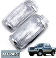 เสื้อไฟหรี่มุม สำหรับ MITSUBISHI L200/Cyclone/DODGE RAM ปี 1986-1996 สีขาว 1 คู่ (ซ้าย+ขวา)  MITSUBISHI CYCLONE RH+LH ไซโคลน ราคาส่ง คุณภาพดี ราคาถูก อะไหล่รถยนต์ราคาถูก ราคาโรงงาน สินค้าทนทาน มีคุณภาพ  สินค้าดี  ราคาส่ง ราคาถูก สินค้ามีพร้อมส่ง