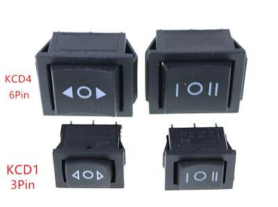 hot！【DT】 KCD4  black Rocker ON-OFF-ON 3 Position 3/6 Pins With 16A 250VAC/ 20A 125VAC KCD1 10A 125VA/ 6A 250V