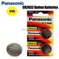 PANASONIC 2ชิ้นเซลล์ Cr2032 3V แบบดั้งเดิมสำหรับคอมพิวเตอร์ Jam Tangan Remot Cr 2032อิเล็กทรอนิกส์