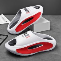 2023 Men Summer Slippers Fashion Men Platform Sneakers Sandals Beach Non-Slip EVA Casual Shoes Thick Bottom Flip Flops Men House Slippers