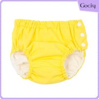 กางเกงว่ายน้ำเด็กกันน้ำ Gociy สีเหลือง (For14-16KG)