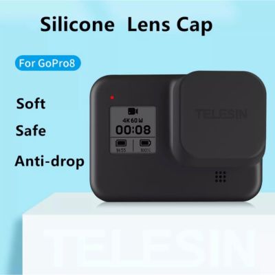 ฝาปิดเลนส์ Telesin GoPro Hero 8 Lens Cover Silicone ฝาปิดเลนส์ โกโปร 8 แบบซิลิโคน ยี่ห้อ Telesin