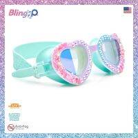 BLING2O แว่นตาว่ายน้ำเด็กยอดฮิตจากอเมริกา SEAQUIN-BLUETIFUL แว่นว่ายน้ำแฟชั่น ใส่สบาย ป้องกันฝ้าและ UV ของใช้เด็กน่ารัก สำหรับเด็กผู้หญิง 5+ ปี