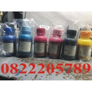 Bộ mực dầu pigment 6 màu x 100ml 1 màu dùng cho máy in epson