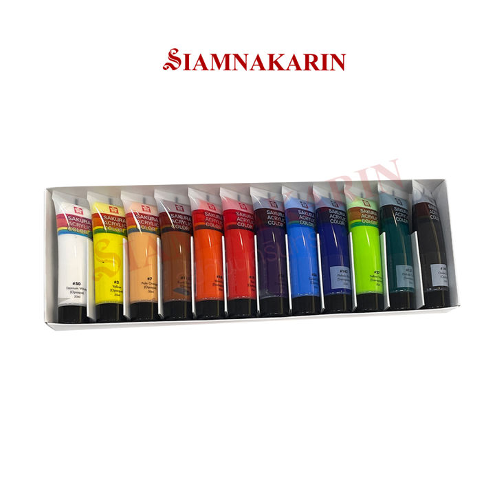 sakura-acrylic-colors-สีอะคริลิค-ซากุระ-20ml-ชุด-12-สี-ซากุระ