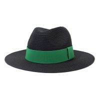 Summer Outdoor Travel Seaside Sunshade And Sun Protection Big-Brimmed Straw Hat Men And Women British Jazz Hat