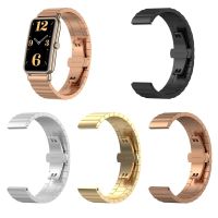 G5AA Gelang Logam Cocok untuk-Jam Tangan Huawei Cocok Mini 16Mm Jam Tangan Pintar Olahraga Gelang Tali Gelang Ganti Dapat Disesuaikan Wanita Pria