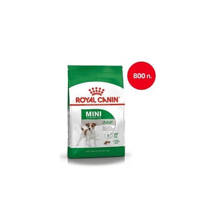 [ ส่งฟรี ] Royal Canin Mini Adult 800g อาหารเม็ดสุนัขโต พันธุ์เล็ก อายุ 10 เดือน–8ปี