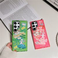 เคส S23 Samsung Galaxy อัลตร้า S22อัลตร้า,เคสป้องกันนิ่ม TPU กันกระแทกลายสุนัขสุดน่ารัก