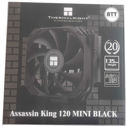 Thermalright Assassin King 120 Mini CPU Air Cooler, 5 Heatpipes