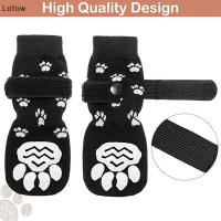 LF Wholesale✨Flash Sale ✨ 4pcs PET Dog Shoes ถุงเท้ากลางแจ้งในร่มกันน้ำไม่ลื่นรองเท้าสุนัขแมวถุงเท้า PET PAW Protector สำหรับสุนัขขนาดกลางขนาดเล็ก