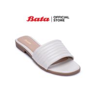 Bata บาจา รองเท้าส้นแบน รองเท้าแตะแบบแฟลต รองเท้าแตะลำลอง รองเท้าแตะแฟชั่น สวย ใส่สบาย สำหรับผู้หญิง รุ่น Yaritzel สีขาว 5611767 xbx