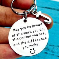 【DT】Coworker Leaving Gifts Employee Thank You Gifts Inspirational Keychain for Colleague Team Appreciation Present From Boss hot