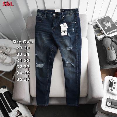 【ยอดฮิต】กางเกงยีนส์ขายาว ทรงเดฟ KA81 สินค้าตรงปก100%