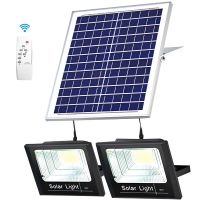 Solare Lampione Solare A LED Super Luminosa แลมปาดาดา Percorso Per Esterni Con Telecomando IP67 Faretto Solare Imperabile Luca Giardino