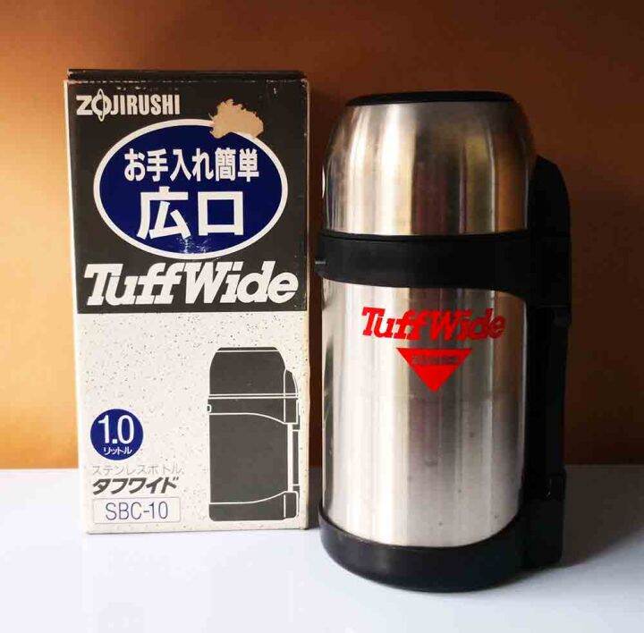 JAPAN BRAND ORIGINAL ZOJIRUSHI TUFFWIDE THERMOS 1.0L Lazada PH