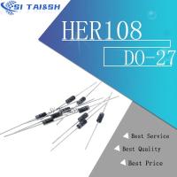 20PCS Rectifier Diode HER108 HER208 HER307 HER308 HER508 SF16 SF56 SF54 FR307 FR607 DO-27 WATTY Electronics