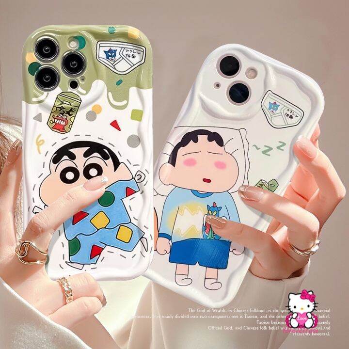 เคสโทรศัพท์มือถือ-แบบนิ่ม-ลายการ์ตูนชินจัง-3d-กันกระแทก-สําหรับ-iphone-11-13-14-12-pro-max-7-8-6s-6-plus-7plus-xr-xs-x-max-se-2023