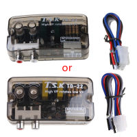 TD-22ดีวีดีสเตอริโอ RCA ตัวแปลงระดับลำโพงความถี่สูงถึงต่ำปรับได้12V อัตโนมัติอะแดปเตอร์ตัวแปลงเสียงรถยนต์