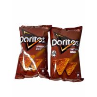 ✨ส่งฟรีไม่มีขั้นต่ำ✨ Doritos Smokin’BBQ,โดริโทส บาร์บีคิวร่มควัน 198.4g BIG PACK สินค้านำเข้ามาเลเซีย 1SETCOMBO/จำนวน 2 แพคใหญ่/บรรจุ 396.8g   KM9.4267[ราคาพิเศษ]