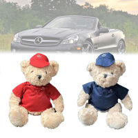 Soft Plush Teddy Bear Toy Benz Logo Doll Car Enthusiasts Souvenir Gifts