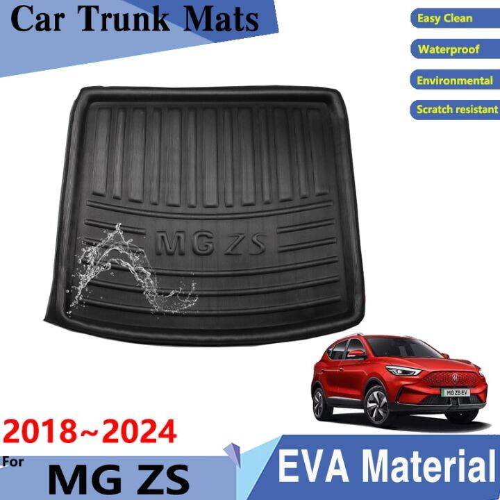 เสื่อท้ายรถกันลื่นวัสดุ-eva-3มิติสำหรับ-mg-zs-ev-zx-zst-vs-mgzs-2018-2024-2022โฟมกรองสารชีวเคมีด้านหลังลำต้นแผ่นรองเท้าในรถรถยนต์