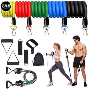 Resistance Bands, Resistance Bands Set, 11 Piece Home Gym, Exercise Bands, Training, Yoga, Gym, Fitness Equipment