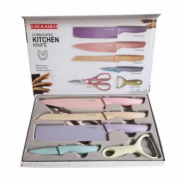Jual Kitchen King Knife 6 Pcs set pisau dapur keramik cantik
