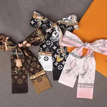 All-match Korean Twilly / LV twilly small scarf decoration handbag bag silk  scarf/bag twilly women, Women's Fashion, Watches & Accessories, Scarves on  Carousell