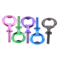 5 Pack Blank Stainless Steel Beer Opener Inserts Mixed Color Opener Metal Opener Kits