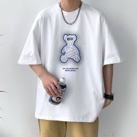 T-shirt male the new summer 2023 han edition fashionable ins popular logo loose cotton round collar short sleeves T-shirt male --ntx230801✷♤