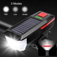 CW Solar USBChargingHorn Lamp MTB RoadHeadlightWear Resistance Cycling HeadlampAccessories