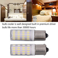 2PC BA15S แสง 4W 360 องศาแสง 12V หลอดไฟ LED สว่างเป็นพิเศษสำหรับ Motorhome ลาน