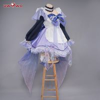 In Stock UWOWO Game Genshin Impact Kokomi Cosplay Maid Costume Halloween Christmas Artists Authorization Cute Dress Girl Outift