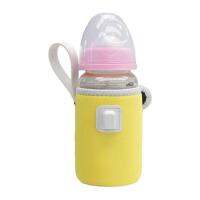 USB Anti-slip Heating Insulated Cup Sleeve Diving Material Constant Temperature Cup Sleeve Car Portable Handheld Anti-scalding Bottle Warmer Durable Long-lasting Suitable for Various Occasions cool