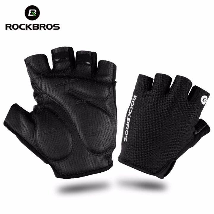 ROCKBROS Bicycle Breathable Half Finger Sports Gloves | Lazada PH