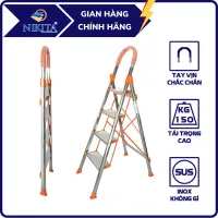 [HOT] Thang Ghế Inox Gia Đình 4 Bậc Nikita NKT-IN04 - Hàng Chính Hãng