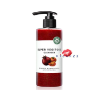 (#Red) Wonder Bath Super Vegitoks Cleanser 300mL คลีนซิ่งผัก รวมผักผลไม้สีแดง อันโด่งดังจากเกาหลี บับเบิ้ลคลีนเซอร์จากน้ำผลไม้เข้มข้น "สูตรสีแดง" เหมาะกับผิวที่มีปัญหา ริ้วรอยจุดด่างดำ ฝ้ากระ รอยสิว ผิวคล้ำเสียจากแดด