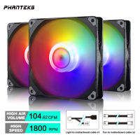 Phanteks M25 140กรณีพัดลมสก์ท็อปพัดลมระบายความร้อน FDB แบริ่งไฮดรอลิ4pin PWM ควบคุมอุณหภูมิ2000รอบต่อนาทีปริมาณอากาศประเภท