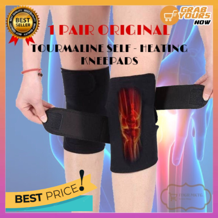 1 PAIR ORIGINAL Tourmaline Self Heating Knee Pads Arthritis Brace