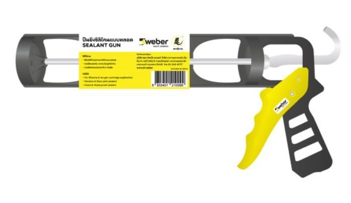 weber-เวเบอร์-ปืนยิงซิลิโคน-แบบหลอด-ตราตุ๊กแก-ใช้คู่กับซิลิโคนแบบหลอด