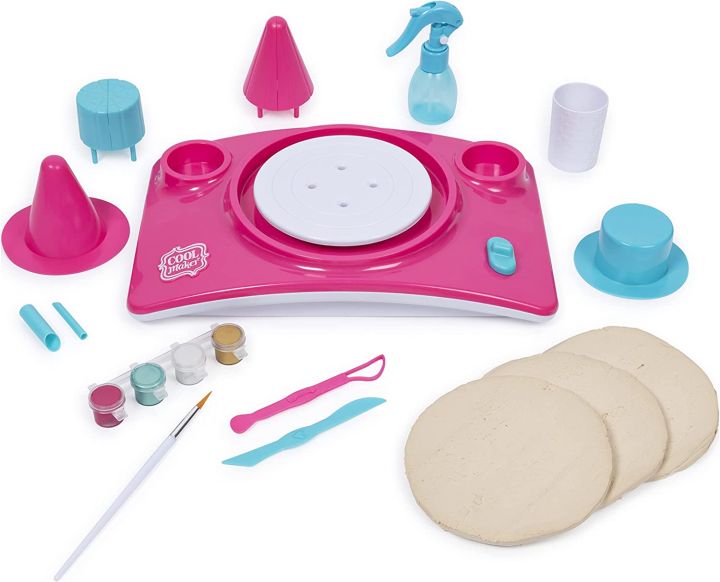 นำเข้า-cool-maker-pottery-studio-clay-pottery-wheel-craft-kit-for-kids-aged-6-and-up-edition-may-vary-ราคา-990-บาท