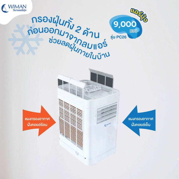 แอร์เคลื่อนที่-9000-บีทียู-วิมานแอร์มุ้ง-soft-start-ประหยัดไฟสุด-เสียงเบาสุด-wimanair