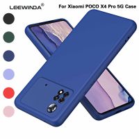 สำหรับ Xiaomi POCO X4 Pro 5กรัมกรณีโทรศัพท์,สำหรับ Xiaomi POCO M4 Pro 4กรัมกรณี,เลียนแบบของเหลวซิลิกาเจล + ผ้าสำลี TPU นิ่มปกหลัง